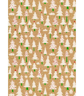 PAPEL REGALO BOBINA BK.31x80 NAVIDAD