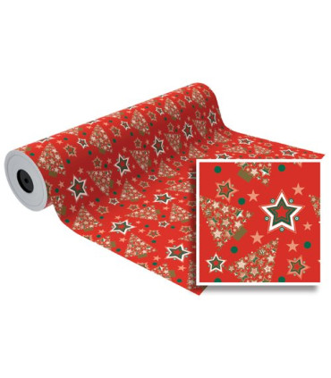 PAPEL REGALO BOBINA BK.31x80 NAVIDAD