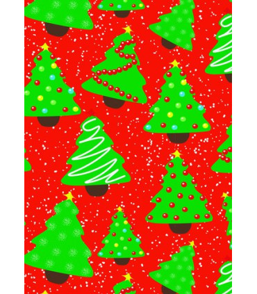 PAPEL REGALO BOBINA BK.31x80 NAVIDAD