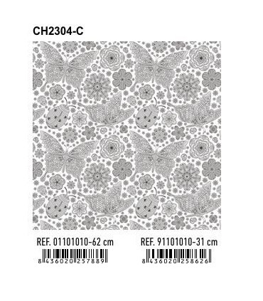 PAPEL REGALO BOBINA BK.31x80 T.AÑO