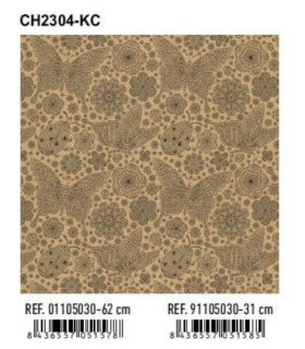 PAPEL REGALO BOBINA BK.31x80 T.AÑO