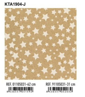 PAPEL REGALO BOBINA BK.31x80 T.AÑO