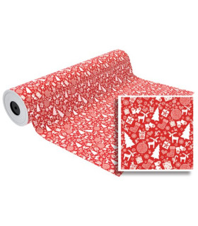 PAPEL REGALO BOBINA BK.31x85 NAVIDAD