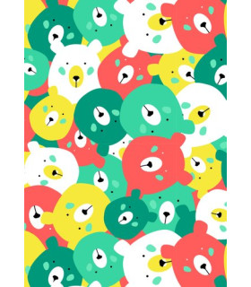 PAPEL REGALO BOBINA BK.62x80 INFANTIL