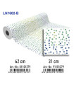 PAPEL REGALO BOBINA BK.62x80 LUNARES