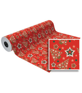 PAPEL REGALO BOBINA BK.62x80 NAVIDAD