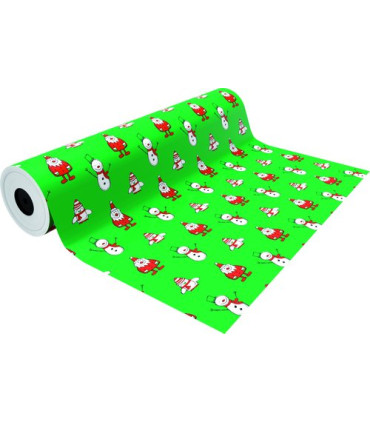 PAPEL REGALO BOBINA BK.62x80 NAVIDAD