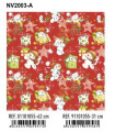 PAPEL REGALO BOBINA BK.62x80 NAVIDAD