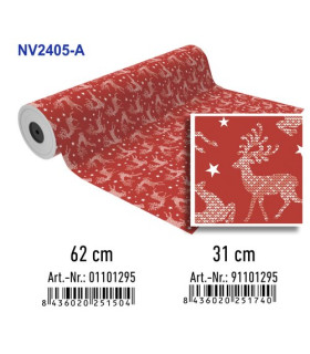 PAPEL REGALO BOBINA BK.62x80 NAVIDAD