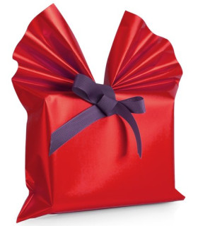 PAPEL REGALO COLIBRI 30x30 ROJO MATE