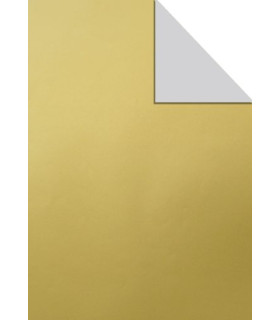 PAPEL REGALO BOBINA TV 70x100 KRAFT ORO
