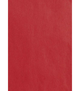PAPEL REGALO BOBINA TV 70x100 KRAFT ROJO
