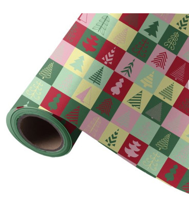 PAPEL REGALO BOBINA WW.62x85 ABETOS