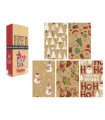 PAPEL REGALO RL.BK.0,7x2 KRAFT NAVI.(50)