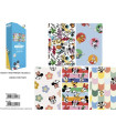 PAPEL REGALO RL.BK.0,7x2 MICKEY (50)