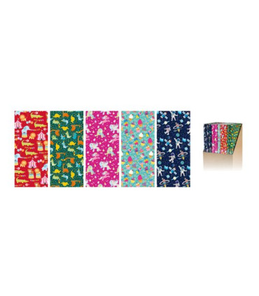 PAPEL REGALO RL.WW.0,7x2 INFANTIL (50)