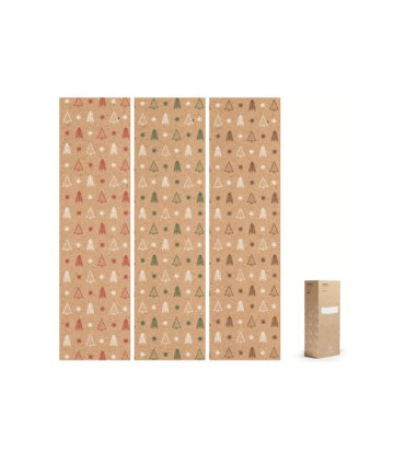 PAPEL REGALO RL.WW.0,7x2 KRAFT NAV.(50)
