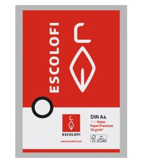 PAPEL ESCOLOFI A4 500h CD.6x6