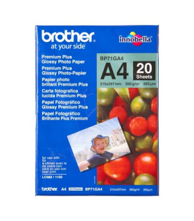 P.INKJET BROTHER FOTO A4 260g 20h GLOSSY