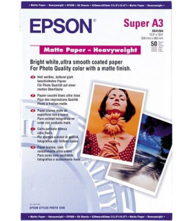P.INKJET EPSON FOTO A3+ 167g 50h MATE GR
