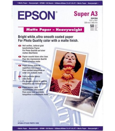 P.INKJET EPSON FOTO A3+ 167g 50h MATE GR