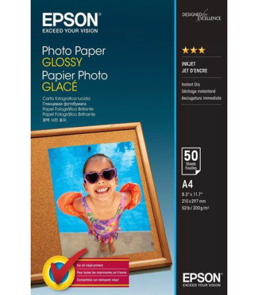 P.INKJET EPSON FOTO A4 200g 50h GLOSSY
