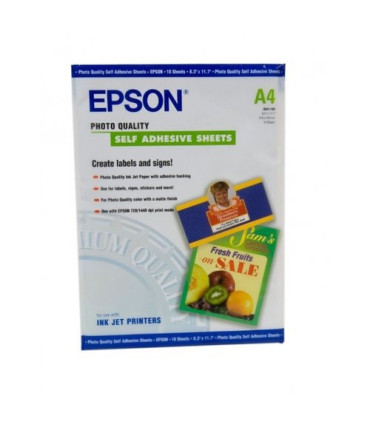 P.INKJET FOTO ADHESIVO EPSON A4 167g 10h