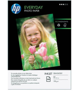 P.INKJET HP FOTO A4 175g 100h SEMI-GLOSS