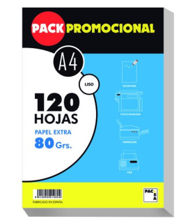 PAPEL PACSA A4 120h 80g LISO