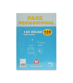 PAPEL PACSA A4 200h (150+50) 80g LISO