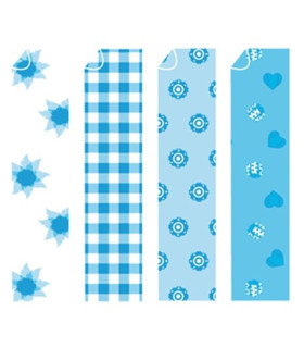 PAPEL PARA ORIGAMI 20x20 AZUL-2 20h