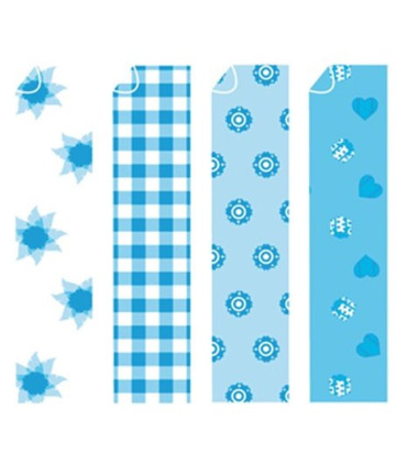 PAPEL PARA ORIGAMI 20x20 AZUL-2 20h