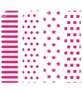 PAPEL PARA ORIGAMI 20x20 ROSA-3 20h