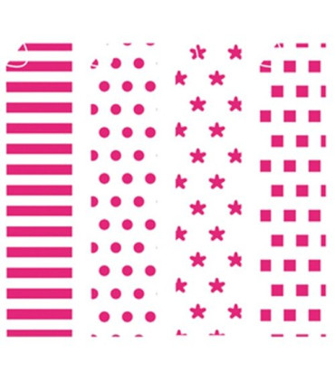 PAPEL PARA ORIGAMI 20x20 ROSA-3 20h