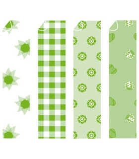 PAPEL PARA ORIGAMI 20x20 VERDE-2 20h