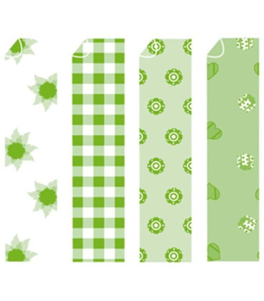 PAPEL PARA ORIGAMI 20x20 VERDE-2 20h