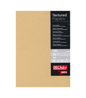PAPEL TEXTURA A4 APLI 165g 50h KRAFT