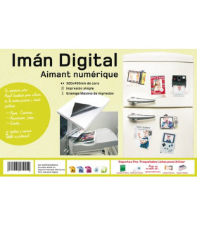 PAP.YOSAN HOJAS DE IMAN 330micras 32x45