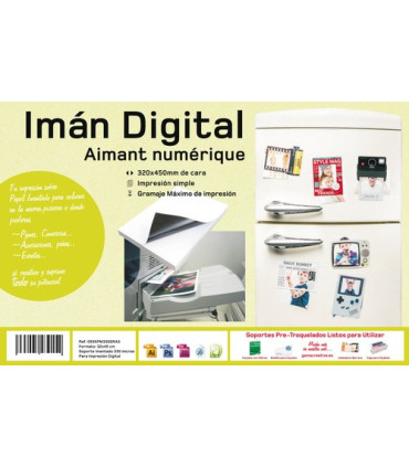 PAP.YOSAN HOJAS DE IMAN 330micras 32x45
