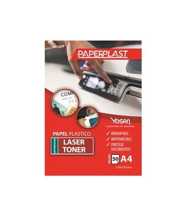 PAP.YOSAN PLASTICO BLANCO A4 250Mic
