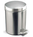 PAPELERA ACERO INOX ROCADA PEDAL 20 LITR