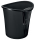 PAPELERA INTEGO BASKO 15 LITROS NEGRO