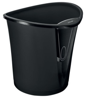 PAPELERA INTEGO BASKO 15 LITROS NEGRO