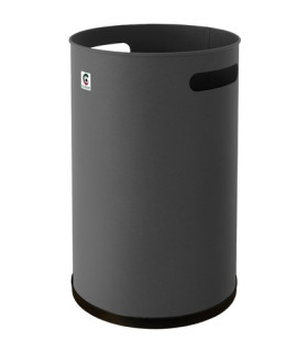 PAPELERA CILINDRO METALICA P-10 GRAF.