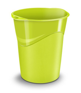 PAPELERA PLAST. CERRADA CEP GLOSS ANIS