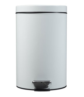 PAPELERA PL. CEP C/TAPA PEDAL 14L GRIS