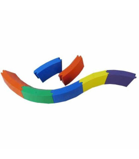 PASILLO SENSORIAL CURVO (10 piezas)