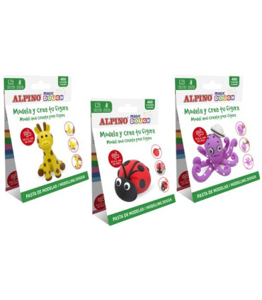 PASTA MODELAR ALPINO MAGIC ANIMALS EX.15