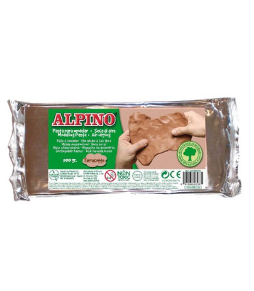 PASTA MODELAR ALPINO 500 GR. TERRACOTA