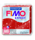 PASTA MODELAR FIMO EFFECT ROJO PURPURINA